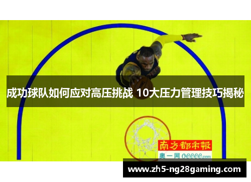 成功球队如何应对高压挑战 10大压力管理技巧揭秘